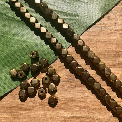 Cornerless Cube Metal Beads - 22 Pieces – Bead Goes On